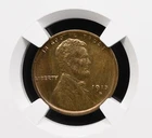1915-D Lincoln Wheat Cent NGC MS64 RB Red Brown - 97155
