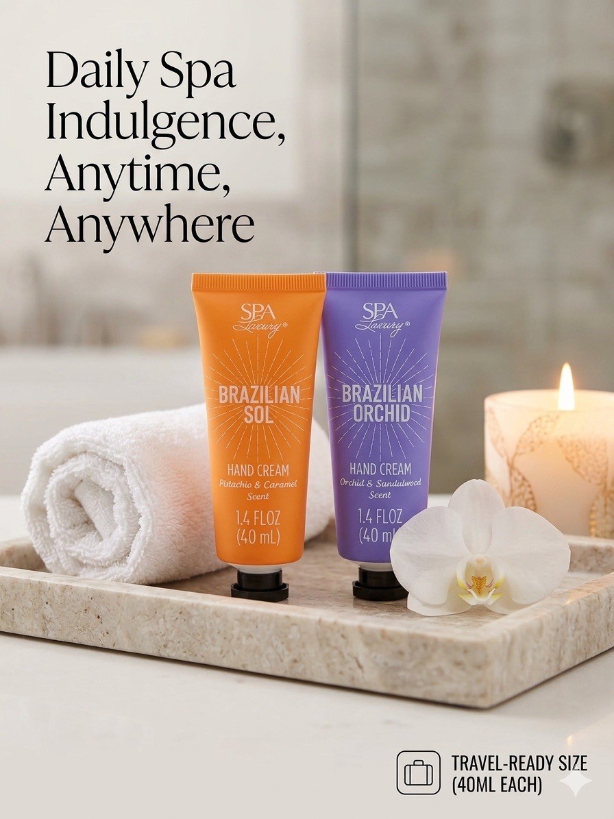 SPA Luxury Limited Edition Hand Cream Set Brazilian Sol & Orchid