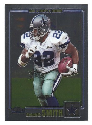 2001 Topps Chrome NFL Football Dallas Cowboys Emmitt Smith
