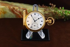 Rolex Vintage 1927 Keyless Lever Half Hunter Pocket Watch by Dennison Birmingham