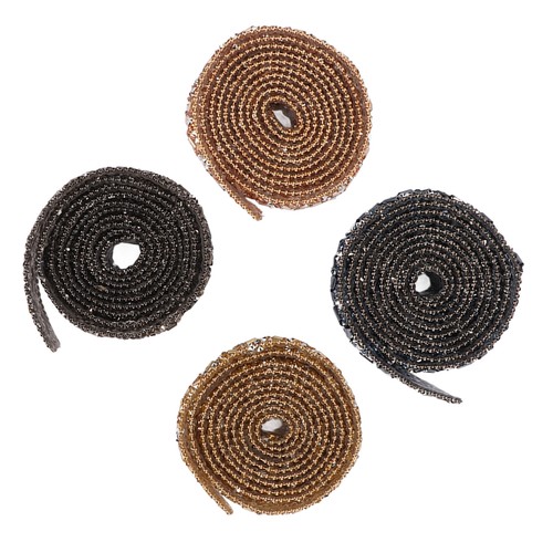 Strassstreifen 4 Stück Kristall-Strassband Selbstklebend Strassstreifen 4 Stück Kristall-Strassband Selbstklebend