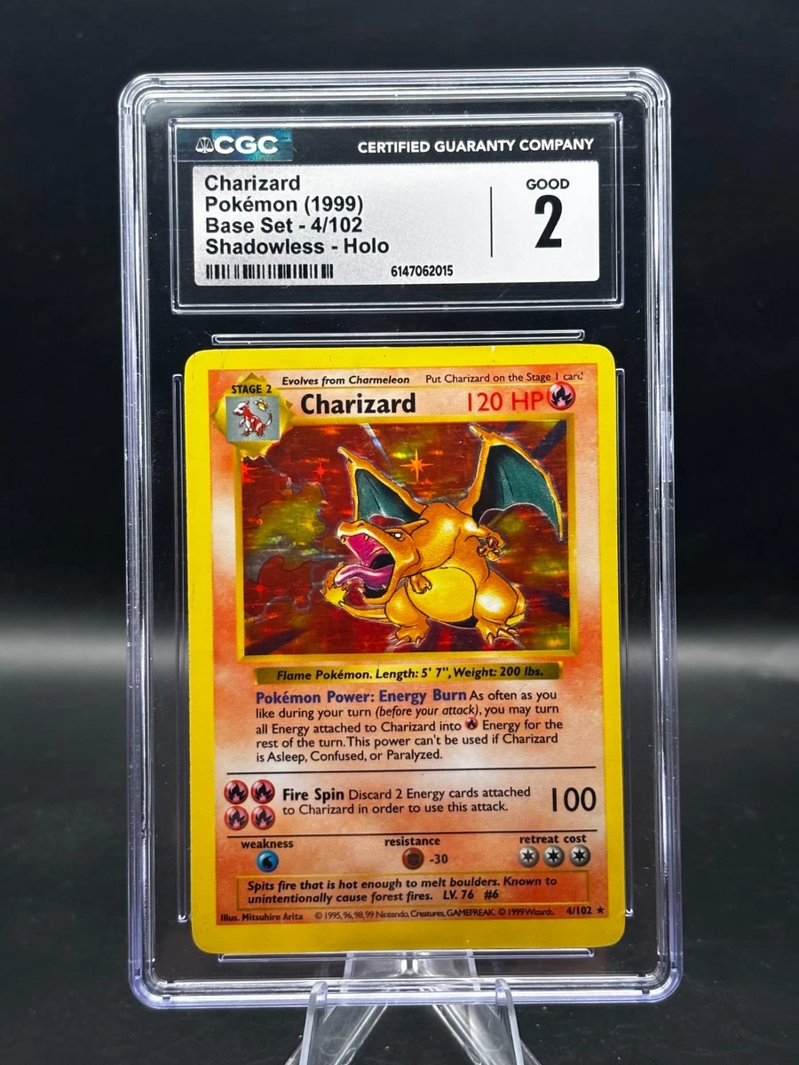 Shadowless Pokémon Charizard Individual Cards for sale - eBay