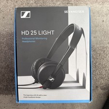 Sennheiser Professional HD 25 LIGHT On-Ear Headphones, Black/Open Box/ NEW