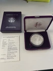 1988 S Proof American Silver Eagle Dollar $1 Box & COA US Mint Bullion OGP