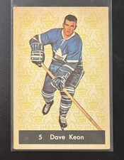 Dave Keon 1961-62 ROOKIE CARD Parkhurst #5 VG Rare NHL Vintage Hockey. rookie card picture