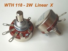 5pcs 2.2K Ohm 2K2 WTH118 WTH118-1A 2W Linear Potentiometer