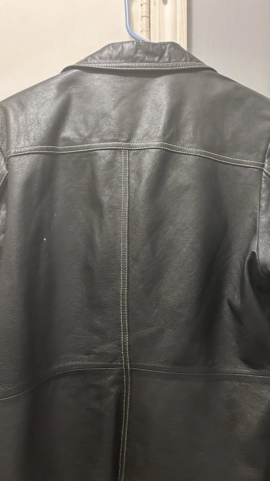 Dark Brown Wilson Leather Jacket Women’s Large - Image 2 of 4