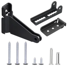 Storm Door Closer Bracket, Reinforced Repair Jamb Bracket Compatible with Black