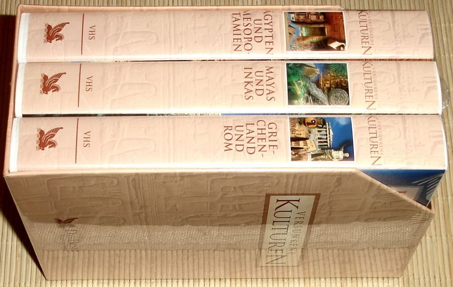 NEU, OVP - 3-Video-Box - VERSUNKENE KULTUREN - Maya, Inka, Ägypten, Rom  - Bild 1 von 1