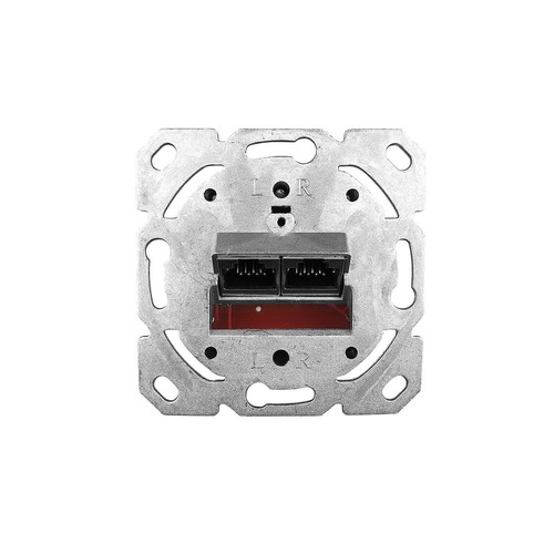 Datendose Netzwerkdose Aufputz Kombidose Cat.6A 2-Port geschirmt weiß Oben/Unten - Bild 7 von 12