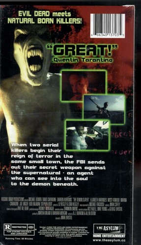The Monster Hunter (VHS) NEW & SEALED David Carradine - Picture 2 of 2