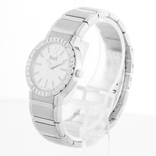 Piaget Polo 27501 White Gold Ladies Factory Diamond Watch 3