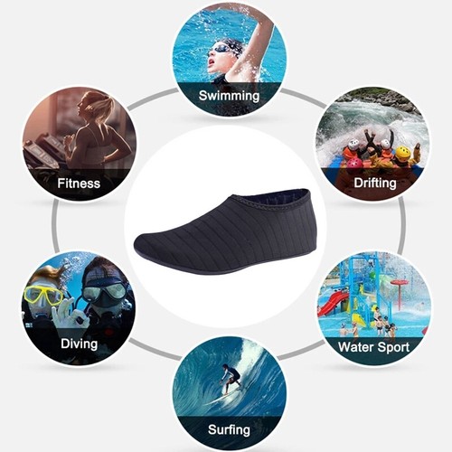 Women Men Water Shoes Barefoot Quick-Dry Aqua Socks Comfortable for Swim Beach - Picture 6 of 14