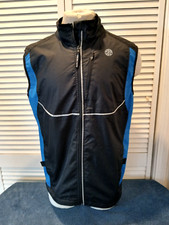 Golds Gym Full Zip Reflective Vest Small Wind & Cold Protection men's