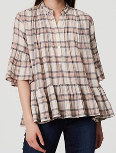 loft plaid top