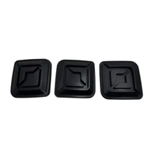 Rivian Emblem Set Matte Black R1T R1S Logo Square Badge
