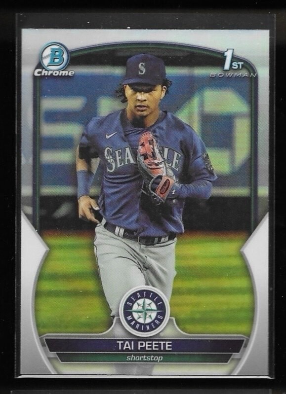 2023 Bowman Draft - Chrome Tai Peete #BDC-28 (RC) Refractor Bowman 1st