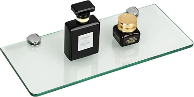 BRANDED SAYAYO Bathroom Glass Shelf Wall Mounted Floating Shelves 6MM Tempered Transpare