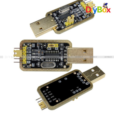 FT232 USB to Serial USB to TTL Upgrade Download CH340G Adapter Brush Board Gold