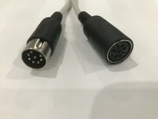 8 pin DIN extension lead / cable, male to female (plug to socket) 3 Ft to 70 Ft.