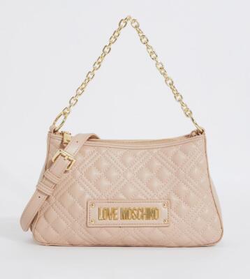 LOVE MOSCHINO WOMEN'S HANDBAG BAG BORSA QUILTED PU QUILTED PU