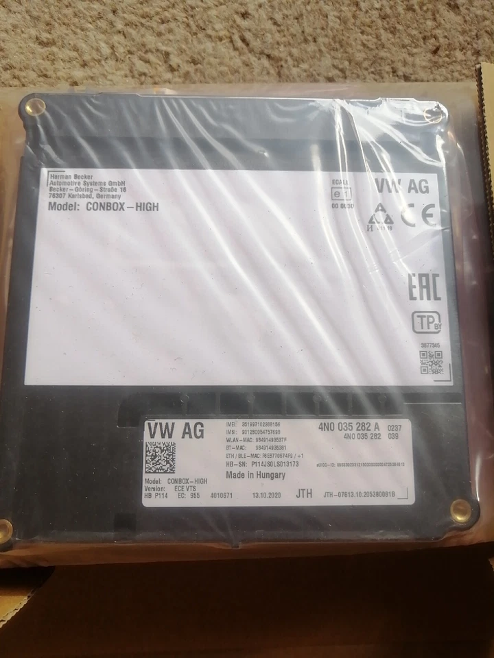 Porsche 992 Control Unit Notrufmodul Communication Control C0218 NEW ORIGINAL  - Image 3 of 4