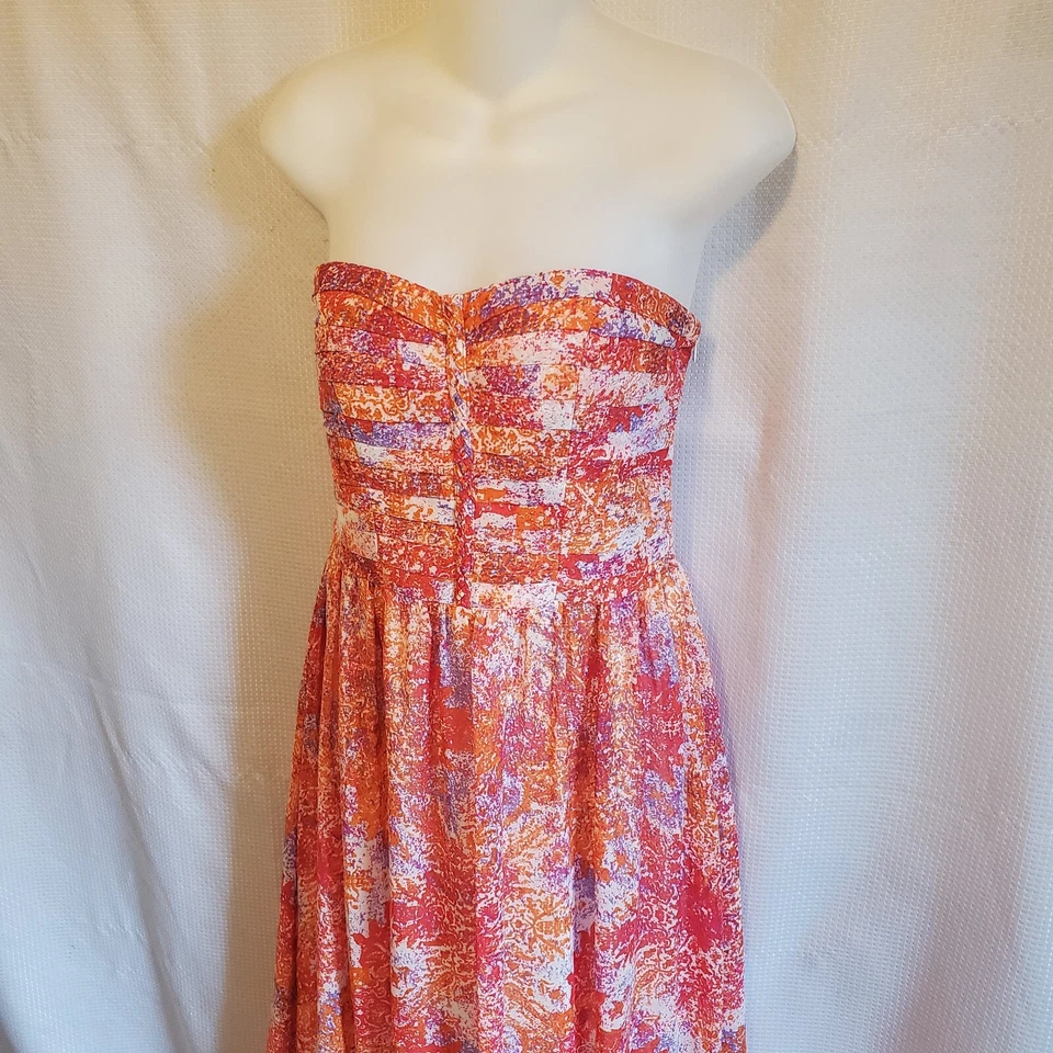 Maxi Vestido Floral Sin Tirantes Anthropologie Moulinette Soeurs Para Mujer Talla 4 Foto 2 de 4