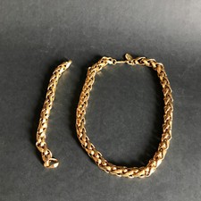 Philippe Ferrandis Collier ras du cou grosse maille serpent plus longueur sup