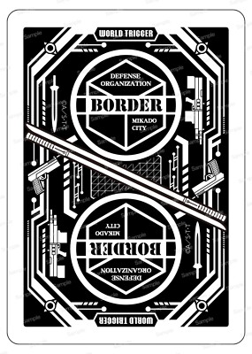 Bicycle World Trigger Playing Cards A-RANK Rare Trump New from