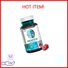 NEURIVA Plus Brain Supplement for Memory,Focus & Concentration+Cognitive Functio