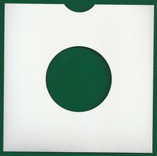 10 White Cardboard Record Sleeves For 7" Vinyl Singles