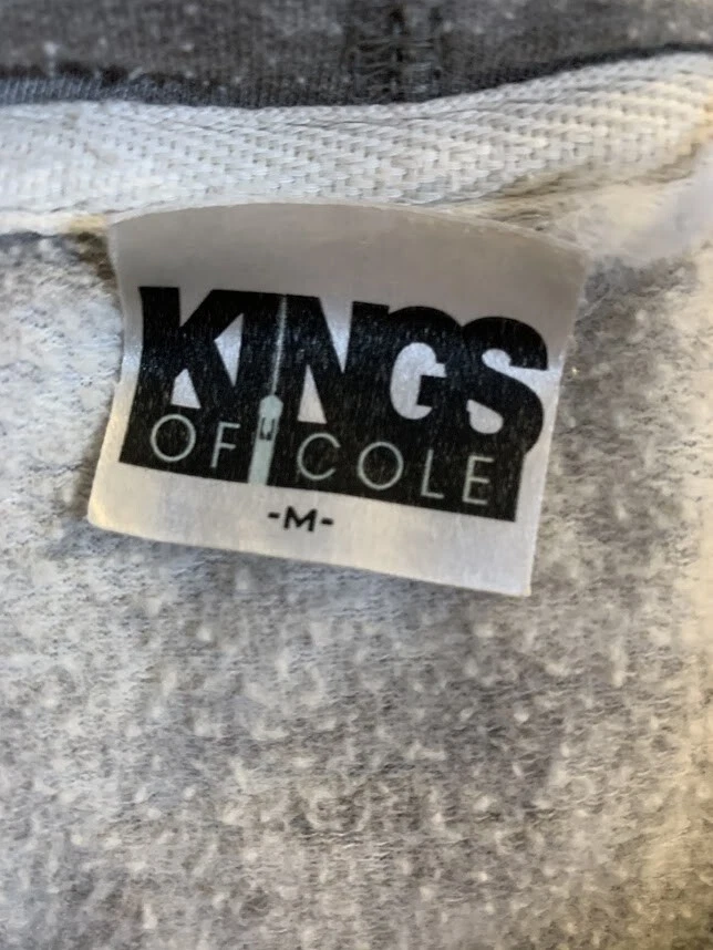 Sudadera con Capucha Kings of Cole Cremallera Completa ALA DE ÁNGEL Pullover Gris Talla M Mediana Foto 4 de 4