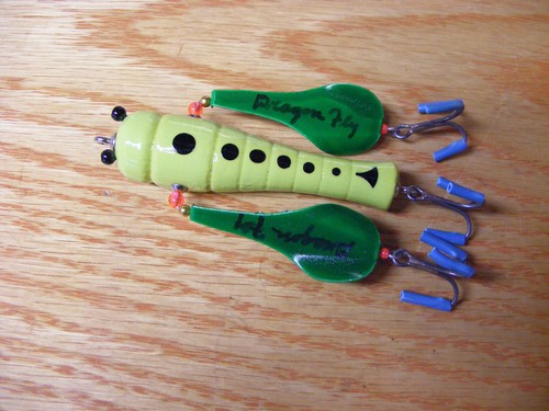 Beautiful Contemporary C Hines Dragon Fly Lure Lime Green Color - Picture 2 of 5