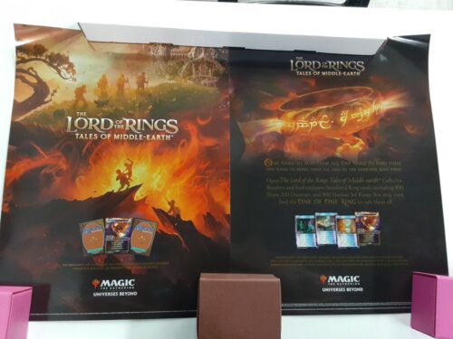 Mtg Tales Of Middle Earth Foil Promotional Poster Set Of 2 18x24 - Picture 1 of 4