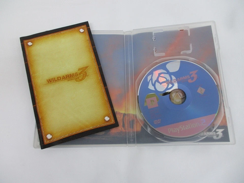 WILD ARMS PS2 Advanced 3rd Premium Box w/ Figure & Pouch PlayStation2 Used - Image 3 of 3