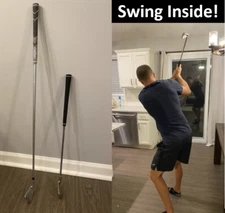 Indoor Golf Training Aid - The Shortest Iron Golf Club - Swing Inside