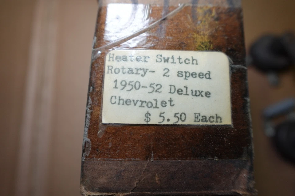 Chevy Deluxe Fleetline Styleline 1950 1951 1952 interruptores de calefacción Low Rider Foto 2 de 4