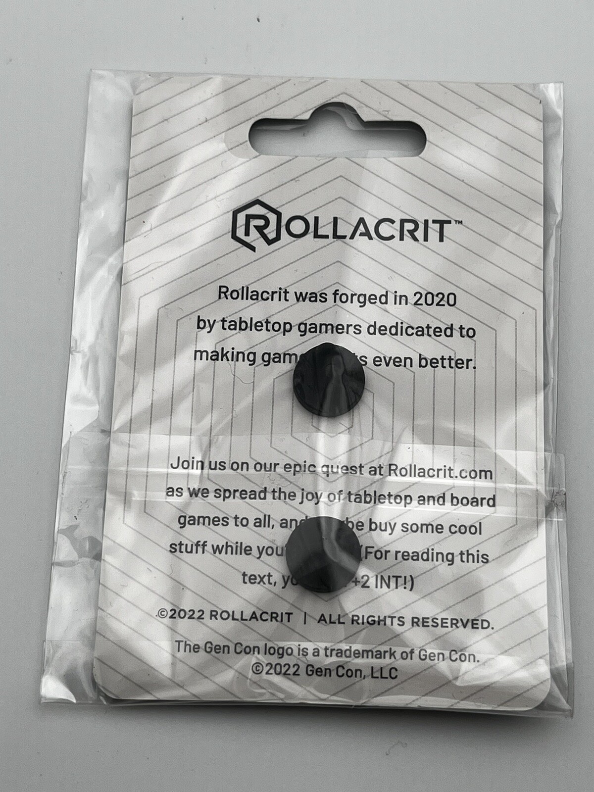 Rollacrit 2022 Gen Con Promotional Coat Of Arms Pin