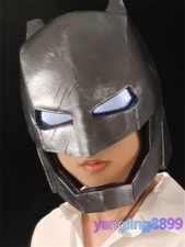 DC Batman Helmet 1:1 Wearable Full Mask w/ Led Eyes Cosplay Prop Display Collect