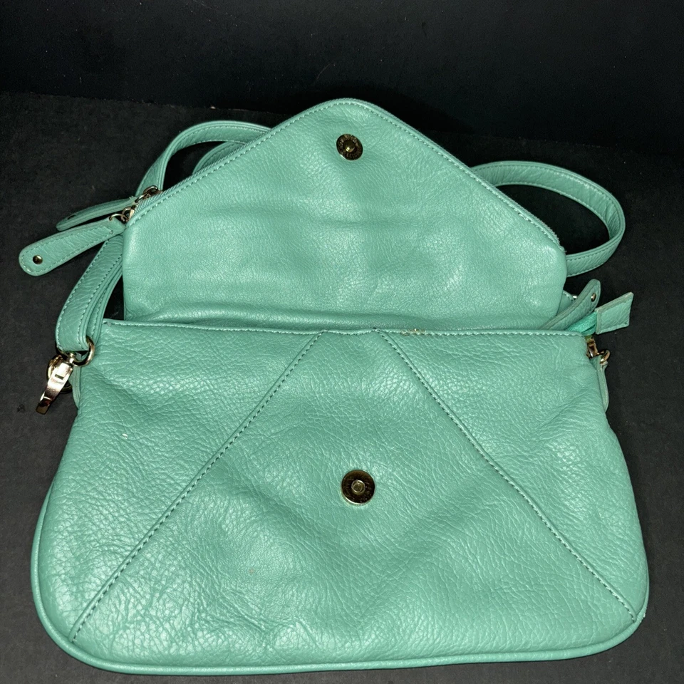 «КИМЧИ СИНИЙ» (СИНИЙ ЗЕЛЕНЫЙ) ЧЕРЕЗ ПЛЕЧО СУМОЧКА/СУМОЧКА, КЛАПАН МОЛНИИ ОТДЕЛЕНИЕ - Изображение 3 из 4