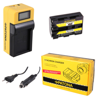 Batteria Patona NP-FV70 + Caricabatterie Da Casa/Auto Per Sony DCR-SX31E/SX33E