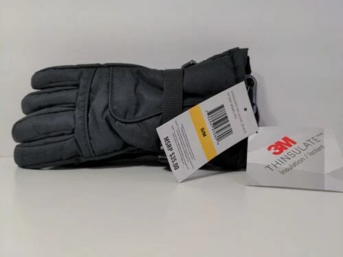 Spyder Men's Shredder Ski Gloves, Size S/M, Color Black