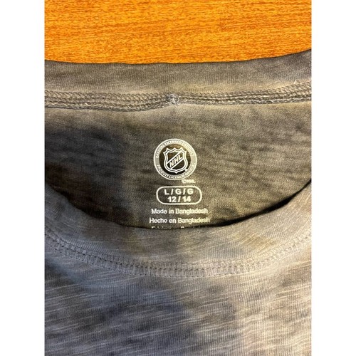 NHL Seattle Kraken Women's Gray Long Sleeve Crop Top Size L - Picture 5 of 7