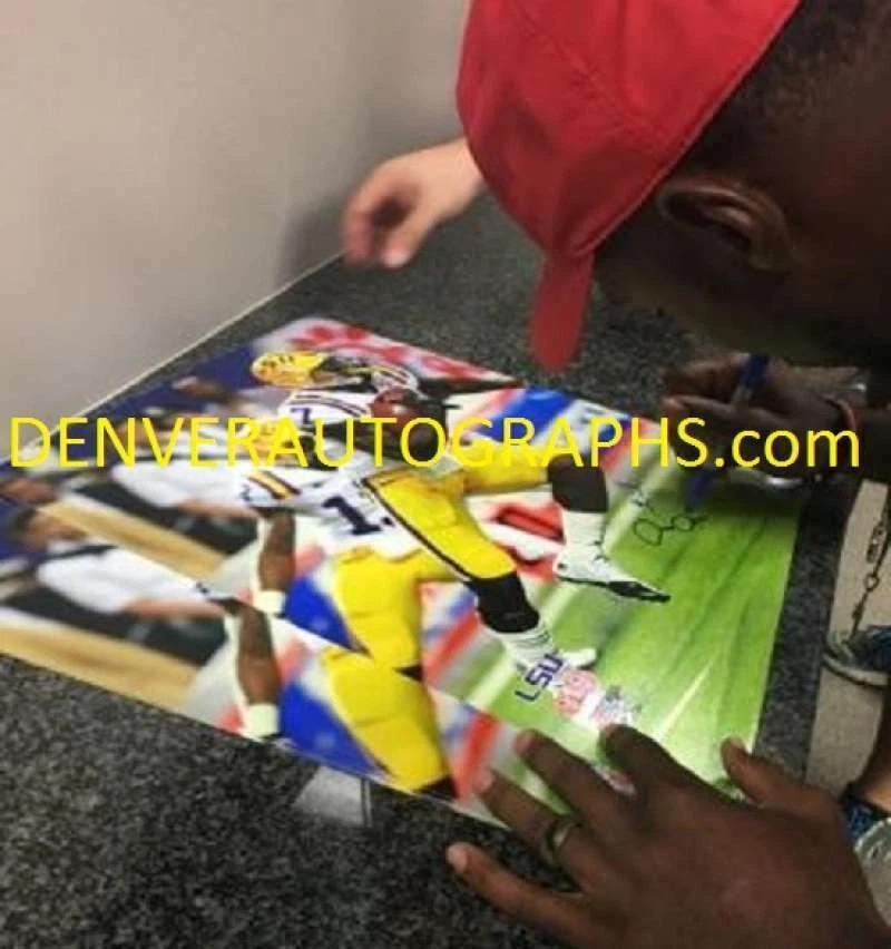 Patrick Peterson Autographed/Signed LSU Tigers 16x20 Photo JSA 16968 PF - Image 2 of 2