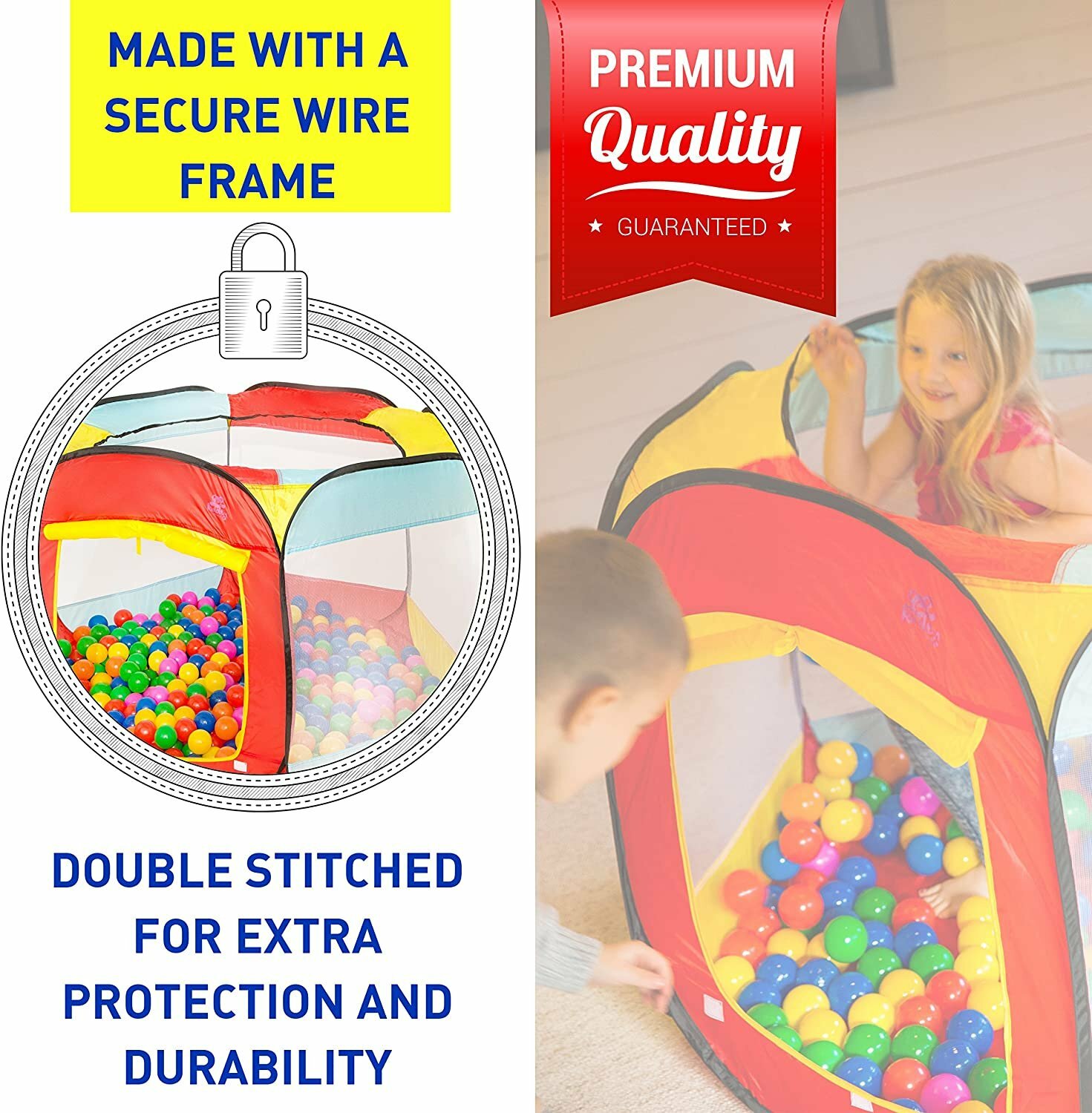 kiddey ball pit play tent