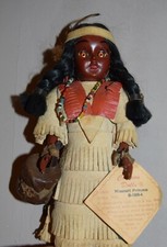 Carlson Doll Missouri Princess Papoose Baby B-1000-4 Native American Indian Tag