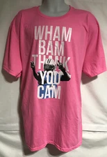 Wham Bam Thank You Cam Panthers T-shirt Size 4XL Pink The Concert Tee