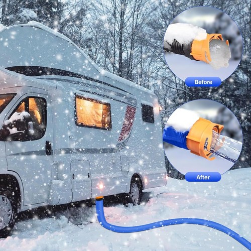 Cubierta de manguera de alcantarillado con calefacción para autocaravana de 20 pies - aislada para un rendimiento extremo en invierno - Imagen 8 de 9