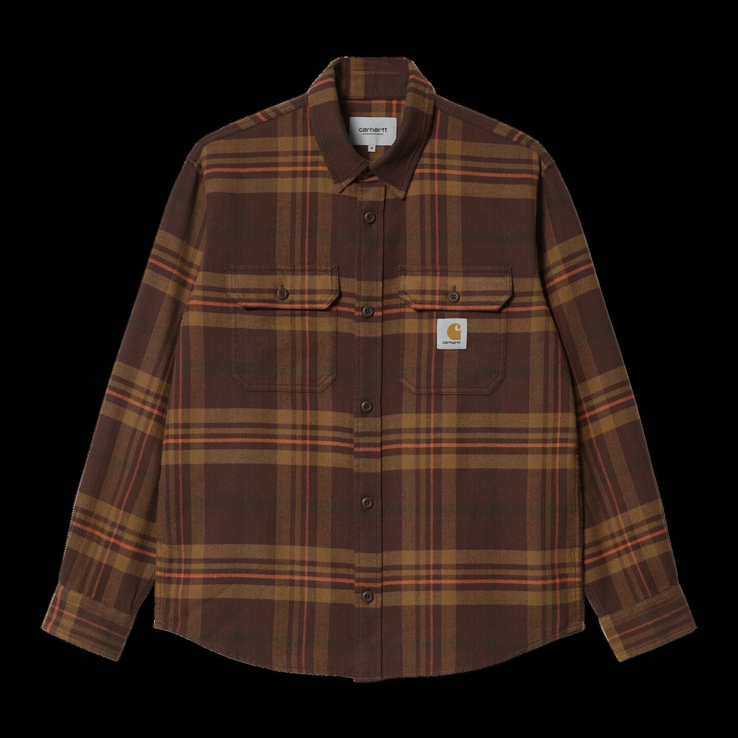 CARHARTT WIP WALLACE OVERSHIRT BROWN CHECK - S / M - RRP £120 image 5