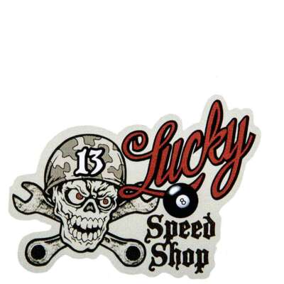 Aufkleber ''Lucky Speed Shop!'' Old School Rat Vietnam Race 